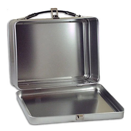 Aluminium Lunch Box - Color: Silver