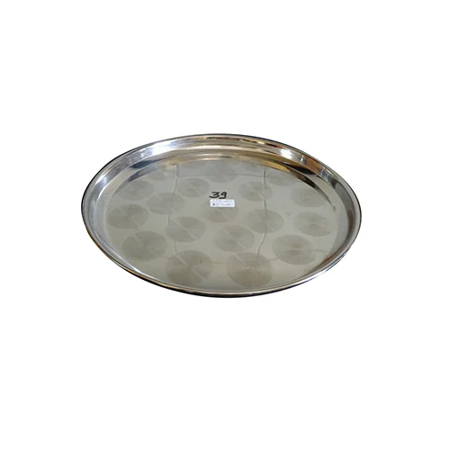 Msu Round Tray - Color: Silver