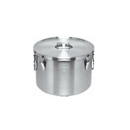 Stainless Steel Food Carrier - Color: Silver