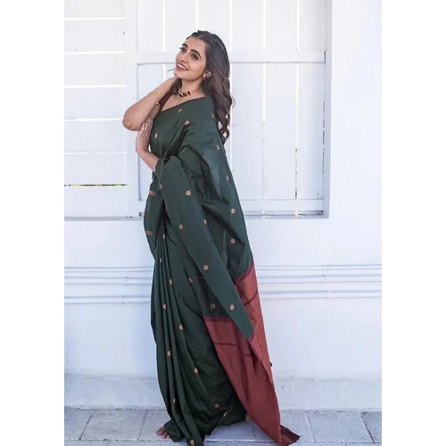 Printed Banarasi Silk Saree