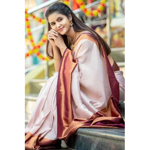 Women Adorable Banarasi Soft Lichi Silk Saree