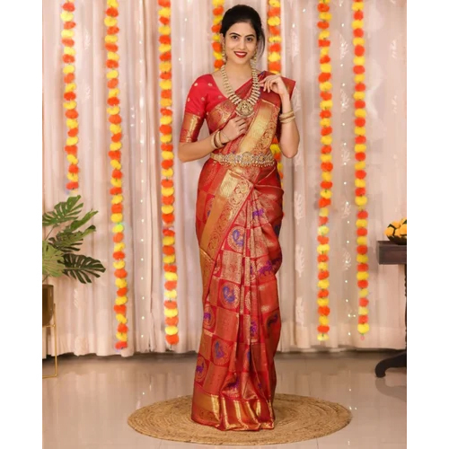Modern Look Soft Litchi Silk Saree