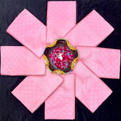 Long Fancy Soft Litchi Silk Saree