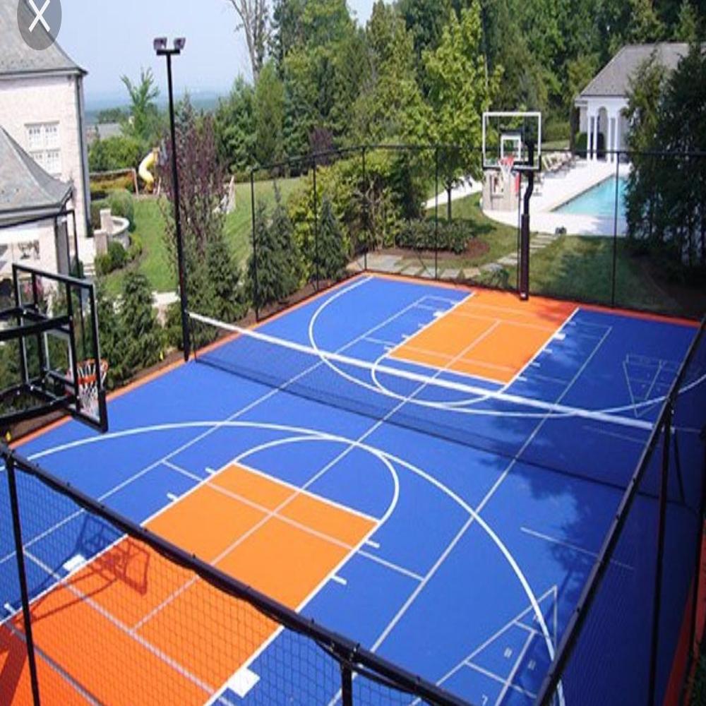 Basketball Court Flooring Service - Durable Polypropylene Material Customizable Sizes And Colors For Optimal Performance