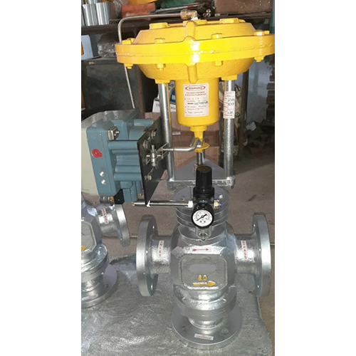 Cast Iron Industrial Control Valve - Color: Silver