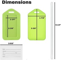 Silicone Luggage Tags