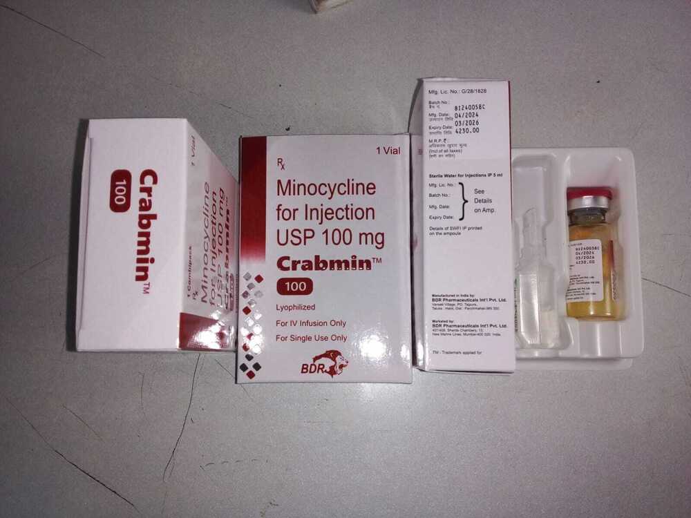 Crabmin 100 Mg - Drug Type: Injection