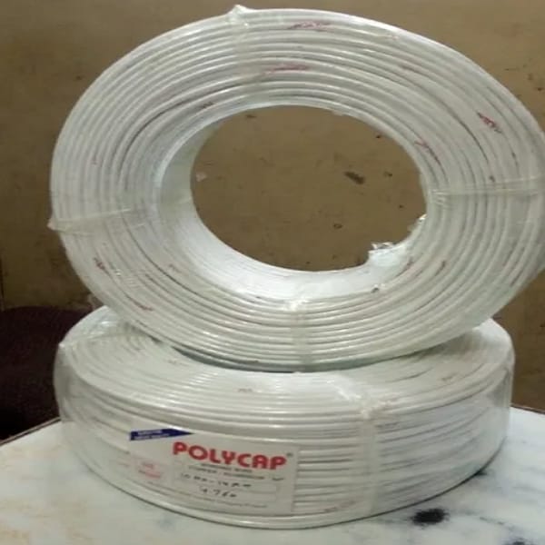 Poly Aluminium Wire - Pure Aluminium Material, Available In Various Sizes, White Color, Rated Voltage 220-240 Volt, Insulated With Top Quality Pvc