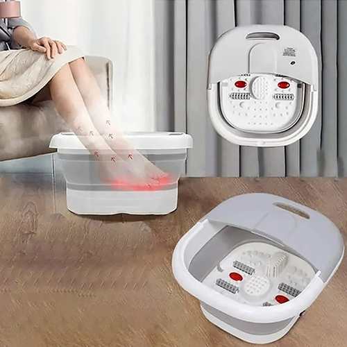 Folding Foot Bath Massager - Battery Life: Up To 5-10 Days