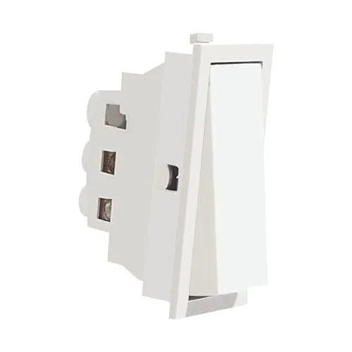 6A Modular Switch - Color: White