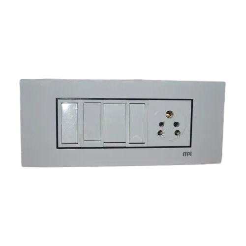 Mpi Switch Plate Flate Module - Color: White