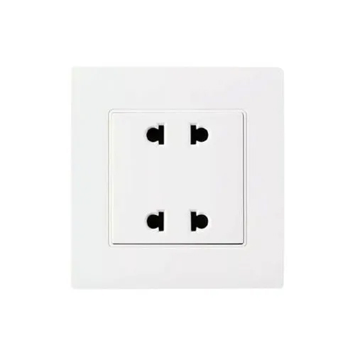 4 Pin Electrical Socket - Color: White