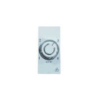 Modular Fan Regulator - White Color, 220-240v Voltage, 50hz Frequency | Easy Installation, Warranty Included, Ideal For Electrical Use