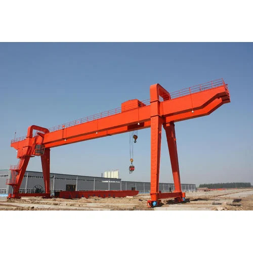 Double Girder Gantry Crane - Color: Red