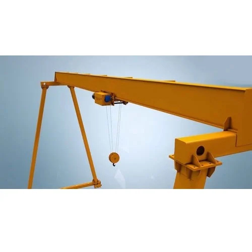 Single Girder Gantry Crane - Color: Yellow