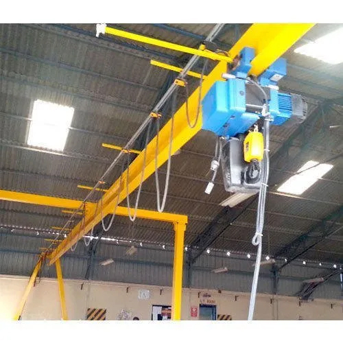 Industrial Monorail Crane - Color: Yellow