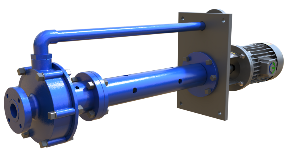 Industrial Ci Vertical Pumps - Flow Rate: Upto 200 Ma /Hr