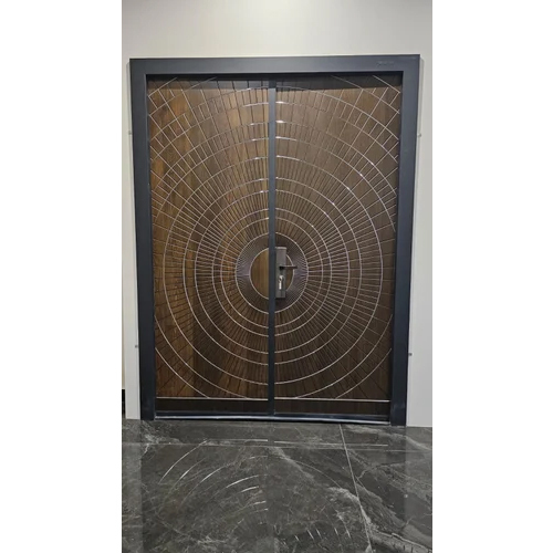 M-Pr-03 Panel Door - Color: Dark Brown