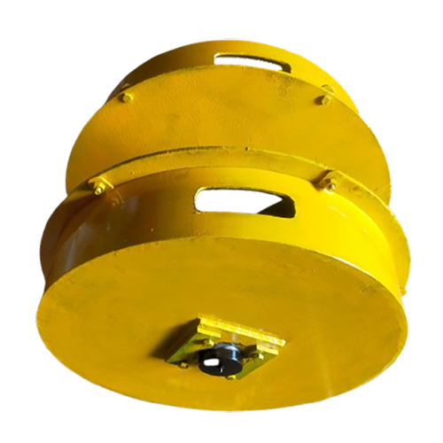 Crane Pulley Guard - Color: Yellow