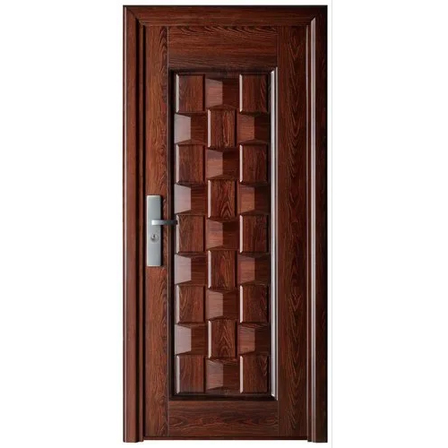 Utkarsh Steel Security Door - Color: Brown