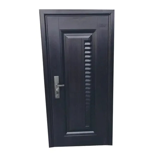 Dark Brown Hinged Security Steel Door