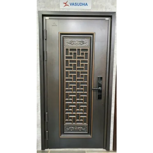 Black Steel Safety Door