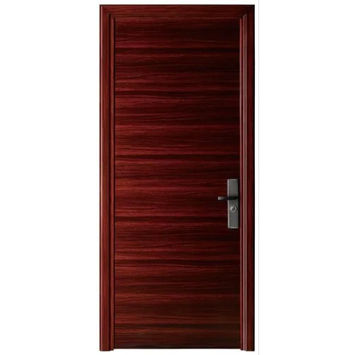 Brown Entrance Steel Single Door - Design: Standard