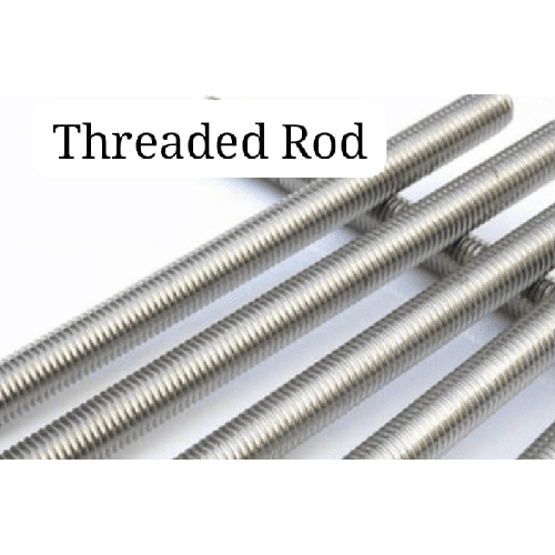 Steel Threaded Rod - Color: Silver