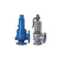 Safety Valve For Boiler - Mild Steel, 15mm-50mm Size | New, Blue, Water Usage