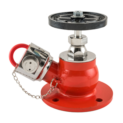 Industrial Hydrant Valve - IS: 5290: 1993 Compliance, 63 mm Size with 80 mm NB Flanged Inlet and Female Instantaneous Outlet