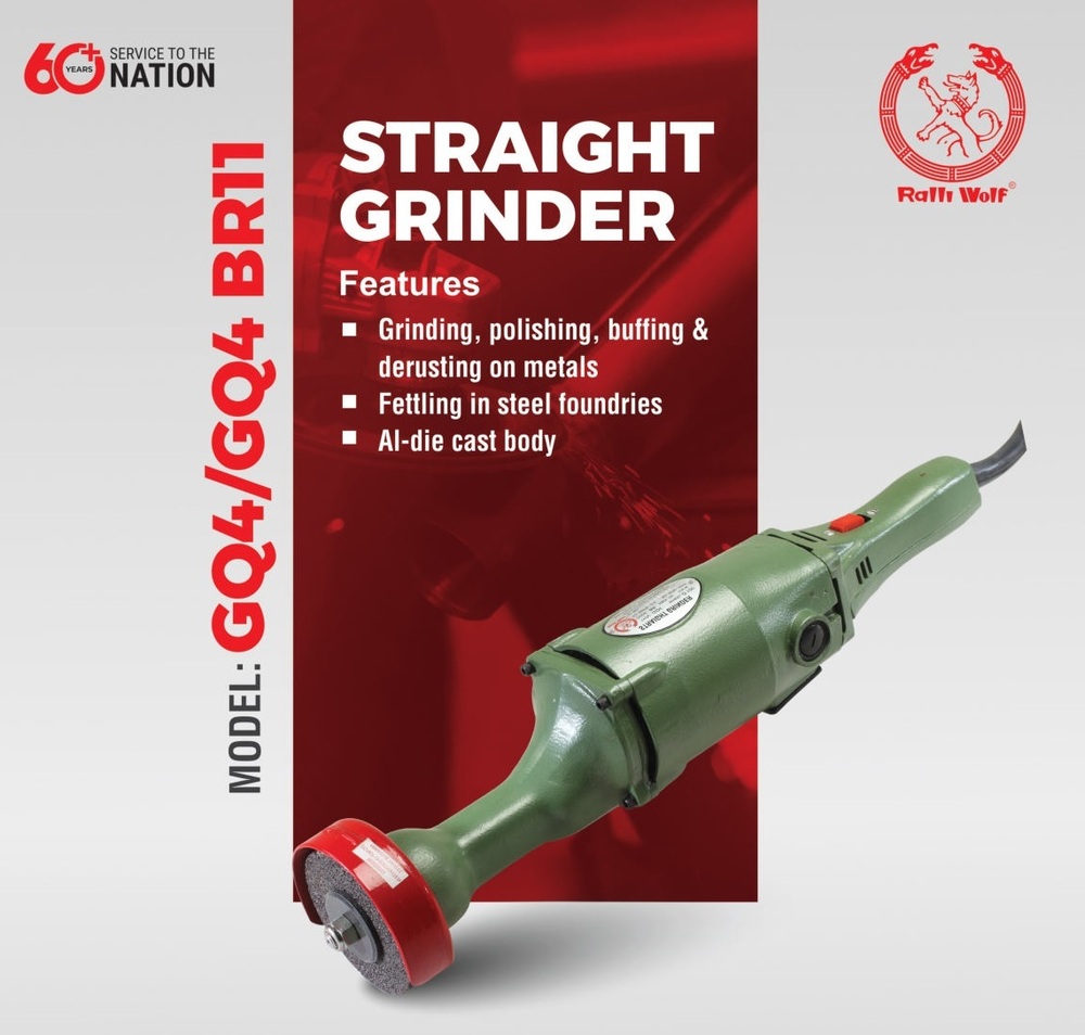 Ralli Wolf Straight Grinder (Gq4 Br11) - Application: Grinding