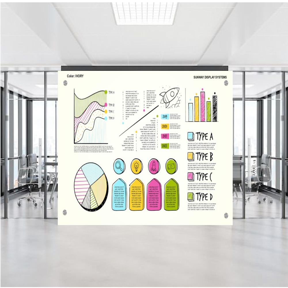 Magnetic Glass Dry Erase Board - Application: No
