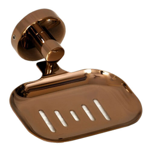 1001 Pvd Rose Gold Single Soap Dish - Color: Golden