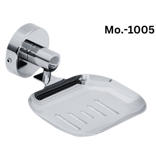 Single Soap Dish 1005 Cp - Color: Silver