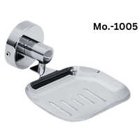 1005 Cp Single Soap Dish - Color: Silver