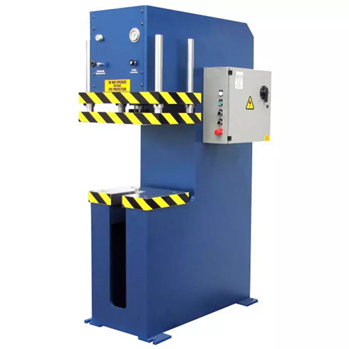 C Frame Hydraulic Press - Color: Blue