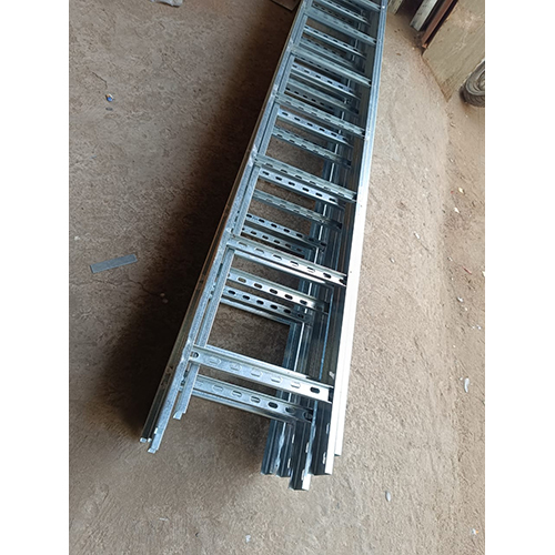 Ladder Type Cable Tray - High-Quality Steel, Various Sizes & Thicknesses | Corrosion-Resistant Powder Coated Finish, Versatile Cable Management Solution with Warranty
