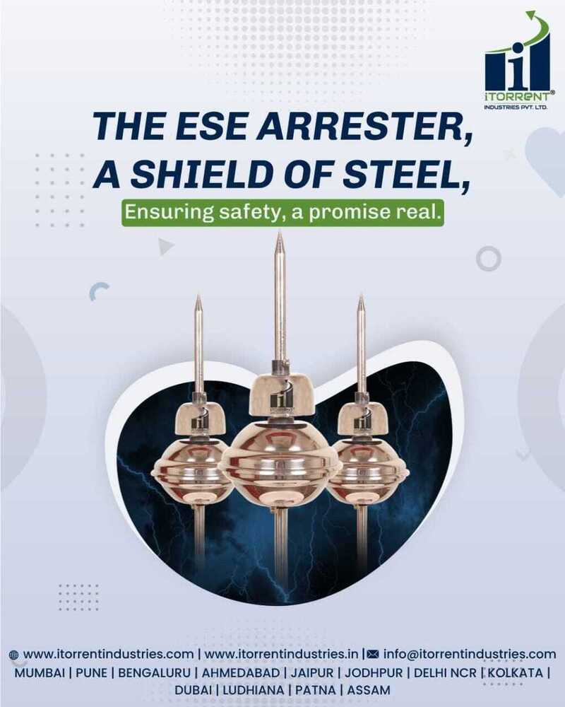 Steel Ese Lightning Protection System - Material: Copper