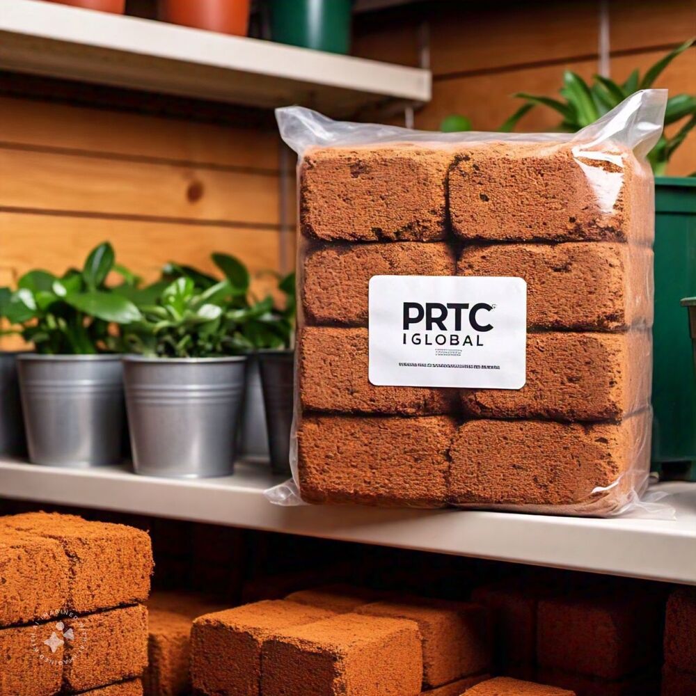 Coco Peat - Coconut Husk Growing Medium, 10 Kg - High Water Retention, Neutral Ph 5.5-6.5, Eco-friendly, Ideal For Soil Conditioning And Hydroponics