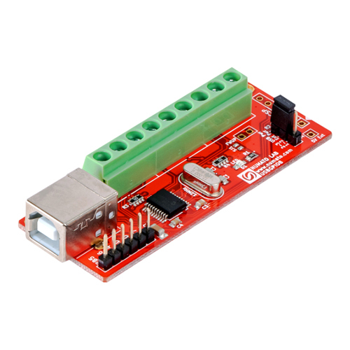 8 Channel USB GPIO Module With Analog Inputs