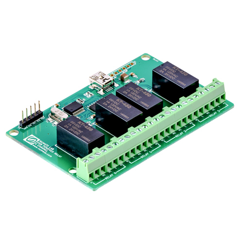 4 Channel Usb Powered Relay Module - Color: Green