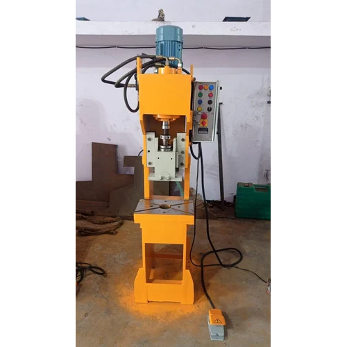 Hydraulic Power Press Machine - Color: Yellow