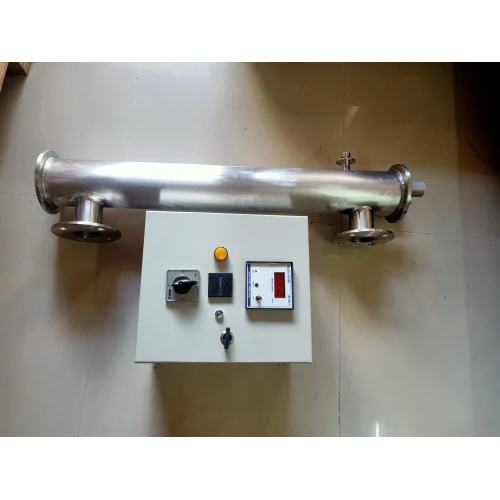 Uv Water Disinfection System - Color: White And Silver