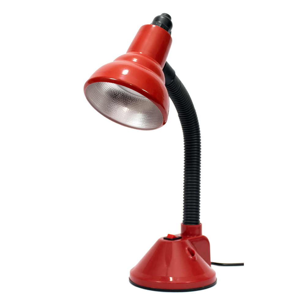 300 Red Model Reading Lamp - Aluminium And Plastic