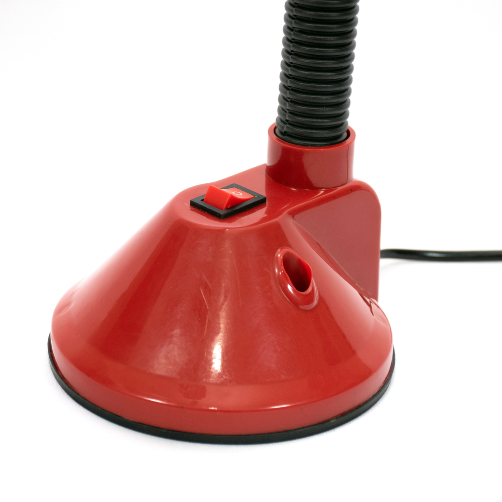 300 Red Model Reading Lamp - Aluminium And Plastic