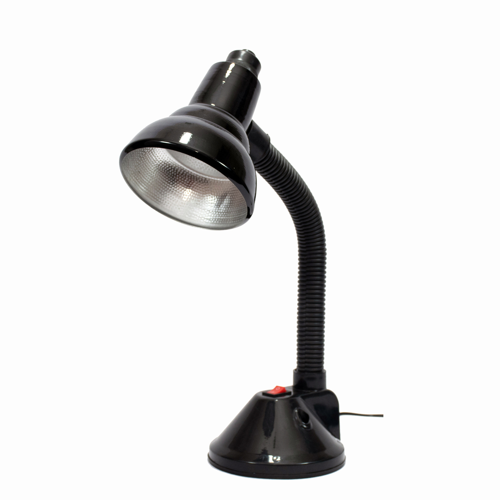 300 Black Model Reading Lamp - Aluminum & Plastic, 7x4x15 Inches, Blue | Modern Round Design, Warm White Lighting For Cozy Reading