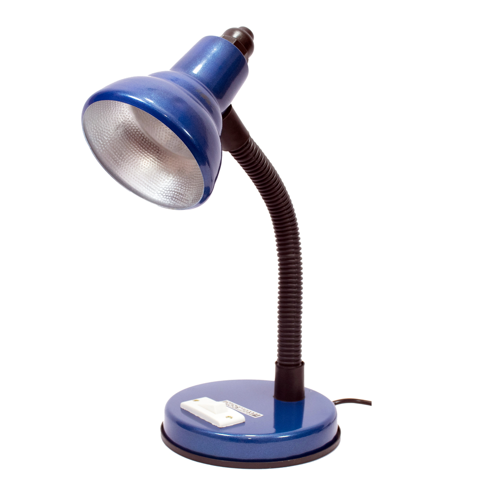 New Jyoti Flexible Study Lamp - Durable Metal, 10 Watt, Round Shape, Blue Color | Adjustable Warm White Led Lighting, Modern Design
