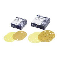 Super Tack Abrasive Discs - Aluminium Oxide, Standard Size, Yellow | Heavy-duty Round Discs For Metalworking, Woodworking, And Automotive Applications