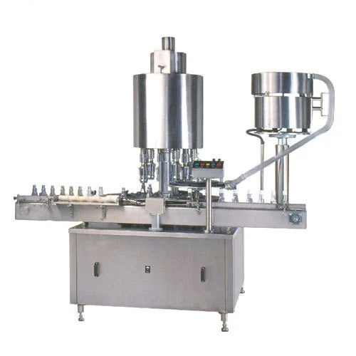 Automatic Single-head Capping Machine - Stainless Steel, 1800mm X 900mm X 2000mm Dimensions, Up To 40 Bottles Per Minute Capping Speed, Highly Efficient And Heavy Duty Design