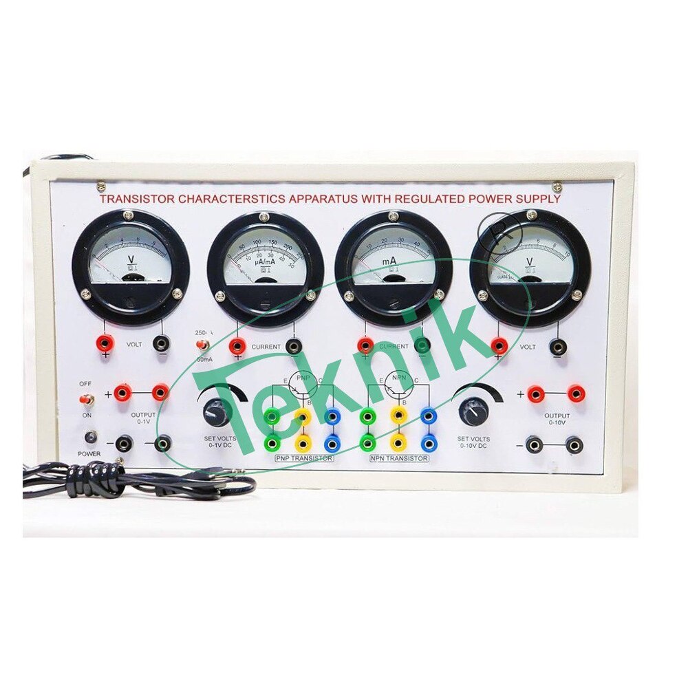 H PARAMETERS OF PNP TRANSISTOR IN COMMON EMITTER MODE WITH BAKELITE PANEL & ROUND METERS